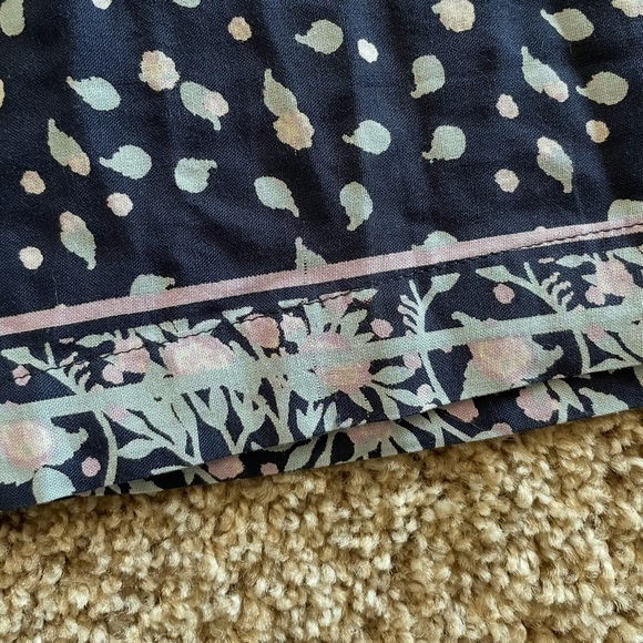 National Pull On Floral Midi Skirt Women's M Petite Challis Pockets Fairy Boho - Picture 10 of 15